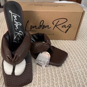 London Rag Sandal with Heel